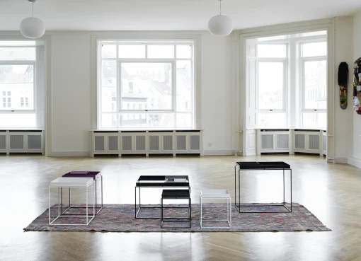 Hot Table Basse Tray Metal/ H 35 Cm - 60 X 60 Cm / Carre - Unisexe Tables De Chevet