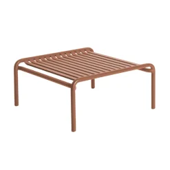 Shop Table Basse Week-End Metal Marron / Small - 69 X 60 Cm / Aluminium - Unisexe Tables Basses De Jardin