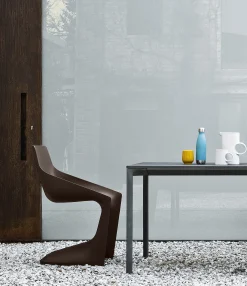 Hot Table Carree Boiacca Pierre / 140 X 140 Cm - Beton - Unisexe Tables De Jardin