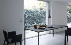 Hot Table Carree Boiacca Pierre / 140 X 140 Cm - Beton - Unisexe Tables De Jardin