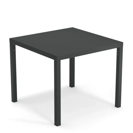 Best Table Carree Nova Gris Metal /  90 X 90 Cm - Unisexe Tables
