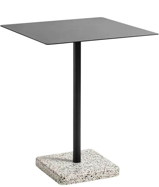 Best Sale Table Carree Terrazzo Metal Pierre Noir / 60 X 60 Cm - Unisexe Tables