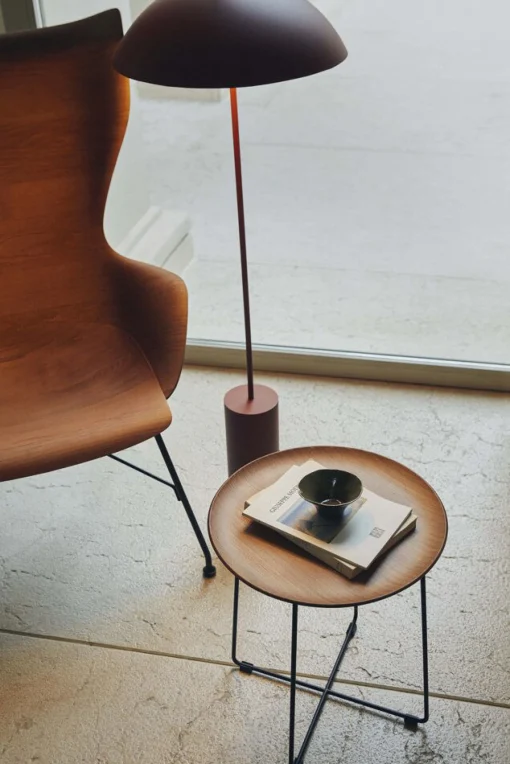 Online Table D'Appoint Al Wood Bois Naturel / Bois Moule - O 40 X H 45,5 Cm - Unisexe Tables De Chevet