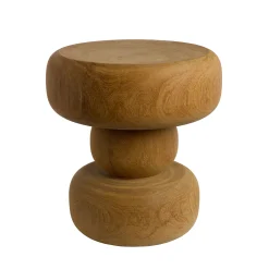 Shop Table D'Appoint Between/ Bois Sculpte Main - Unisexe Tabourets D'extérieur
