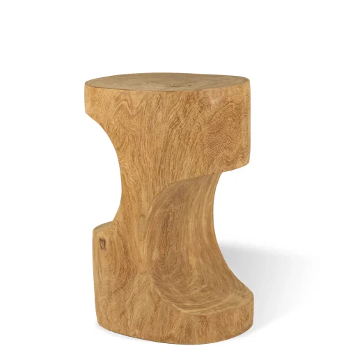 Discount Table D'Appoint Double Arch/ Table D'Appoint - Bois Sculpte Main - Unisexe Tables Basses De Jardin