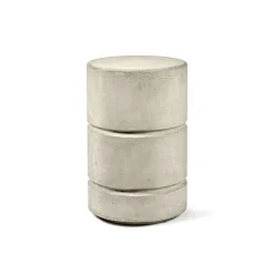 Fashion Table D'Appoint Marie Pierre/ Tabouret - Beton - Unisexe Tables De Chevet