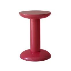 Cheap Table D'Appoint Thing Metal Rouge / Tabouret - By George Sowden / Alu Recycle - Unisexe Tabourets D'extérieur