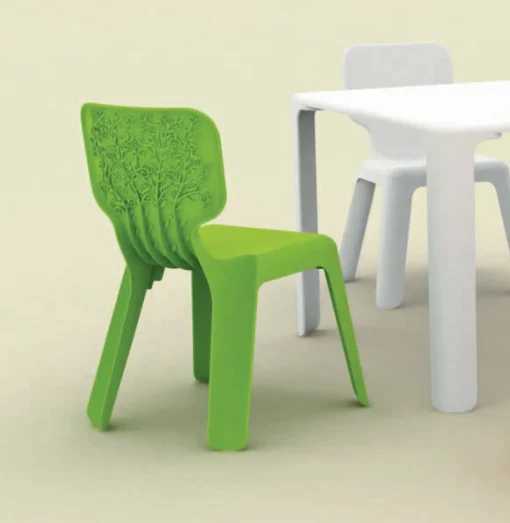 Store Table Enfant Linus Plastique Bois75 Cm X 75 Cm - Unisexe Mobilier Kids