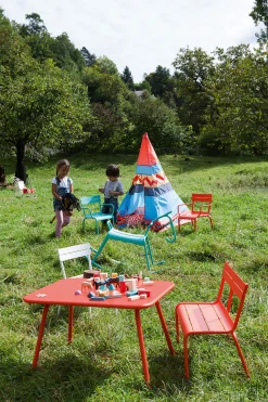 Clearance Table Enfant Luxembourg Kid Metal Vert / 75 X 55 Cm - Unisexe Mobilier Kids
