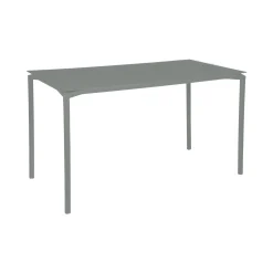 Flash Sale Table Haute Calvi Metal Gris / 160 X 80 Cm X H 92 Cm - 6 Personnes - Unisexe Tables Hautes Et Bars D'extérieur