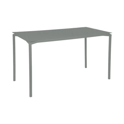 Flash Sale Table Haute Calvi Metal Gris / 160 X 80 Cm X H 92 Cm - 6 Personnes - Unisexe Tables Hautes Et Bars D'extérieur