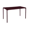 New Table Haute Calvi Metal Rouge / 160 X 80 Cm X H 92 Cm - 6 Personnes - Unisexe Tables Hautes Et Bars D'extérieur