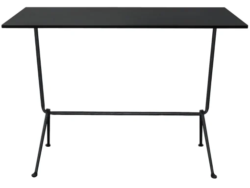 Clearance Table Haute Officina Bistrot Outdoor Metal / H 110 Cm - 120 X 60 Cm - Unisexe Tables Hautes Et Bars D'extérieur