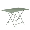 Fashion Table Pliante Bistro Metal Vert / 117 X 77 Cm - 6 Personnes - Trou Parasol - Unisexe Tables