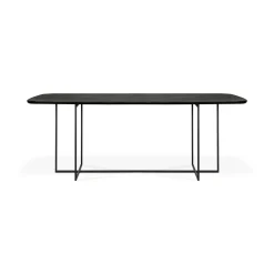 Cheap Table Rectangulaire Arc Bois / 220 X 100 Cm - 8 Personnes / Chene Teinte - Unisexe Tables