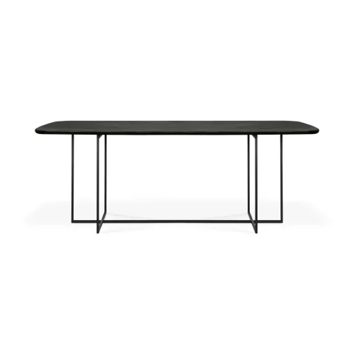 Cheap Table Rectangulaire Arc Bois / 220 X 100 Cm - 8 Personnes / Chene Teinte - Unisexe Tables