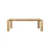 Cheap Table Rectangulaire Atmosfera Bois Naturel / 209 X 105 Cm - 6 Personnes / Teck - Unisexe Tables De Jardin
