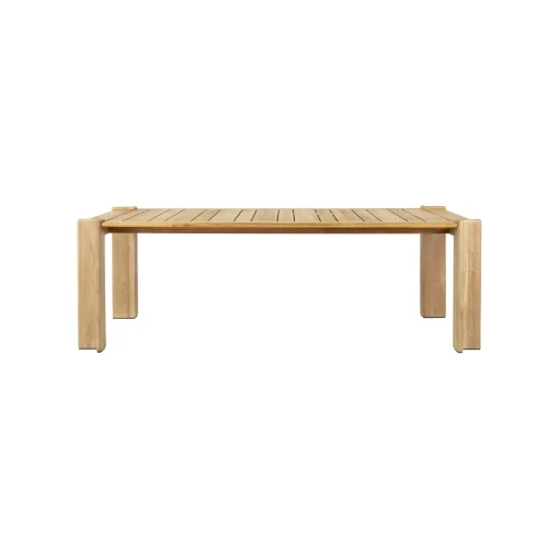 Cheap Table Rectangulaire Atmosfera Bois Naturel / 209 X 105 Cm - 6 Personnes / Teck - Unisexe Tables De Jardin