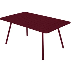 Online Table Rectangulaire Luxembourg Metal Rouge / 6 A 8 Personnes - 165 X 100 Cm - Unisexe Tables