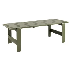 Sale Table Rectangulaire Weekday Bois Vert / 230 X 83 Cm - Unisexe Tables De Jardin
