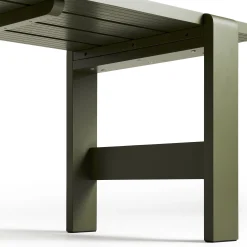 Sale Table Rectangulaire Weekday Bois Vert / 230 X 83 Cm - Unisexe Tables De Jardin