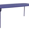 Online Table Rectangulaire Week-End Metal/ 180 X 85 Cm - Aluminium - Unisexe Tables De Jardin
