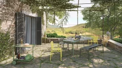 Online Table Rectangulaire Week-End Metal/ 180 X 85 Cm - Aluminium - Unisexe Tables De Jardin