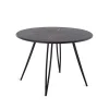 Discount Table Ronde Ariete Marron Metal / O 110 - Unisexe Tables De Jardin