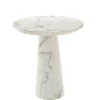 Shop Table Ronde Disc Plastique Bois Pierre/ O 70 X H 75 Cm - Resine Aspect Marbre - Unisexe Tables