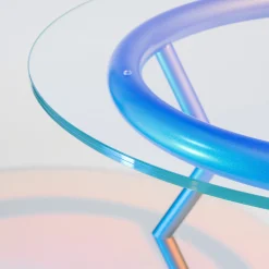 Shop Table Ronde Medusa - Night Tales Verre Transparent / By Masanori Umeda, 1982-2020 - Edition Limitee - Unisexe Tables