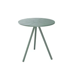 Outlet Table Ronde Nami Plastique Vert / O 65 Cm - Plastique Recycle - Unisexe Tables De Jardin