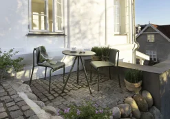 Outlet Table Ronde Nami Plastique Vert / O 65 Cm - Plastique Recycle - Unisexe Tables De Jardin