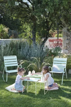 Best Tables Gigognes Oulala Metal Multicolore / Set De 3 - 55 X 30 X H 40 Cm - Unisexe Tables Basses De Jardin