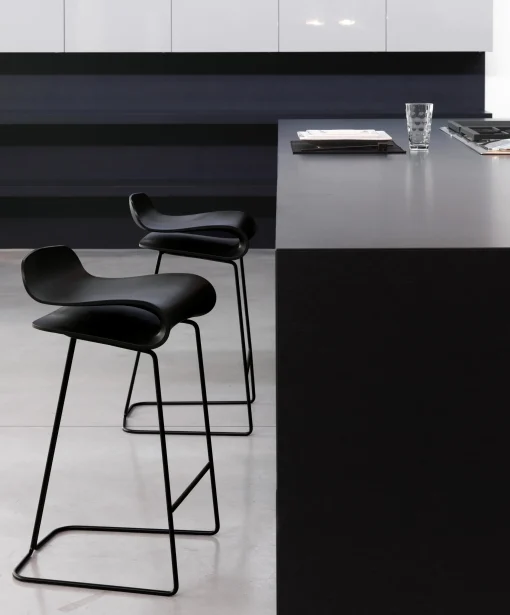 Fashion Tabouret Bcn Metal Plastique / H 50 Cm - Unisexe Tabourets D'extérieur