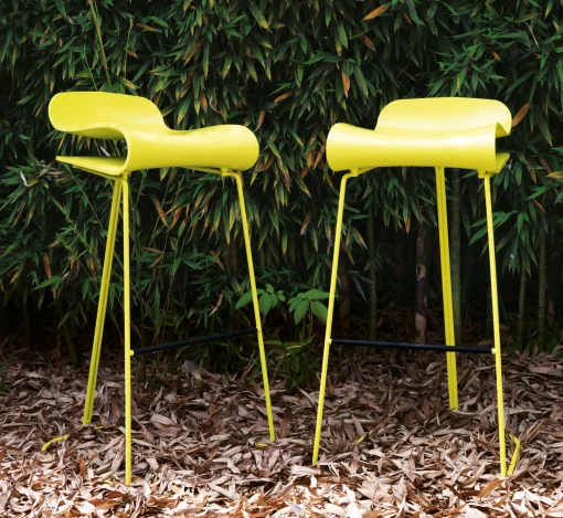 Fashion Tabouret Bcn Metal Plastique / H 50 Cm - Unisexe Tabourets D'extérieur