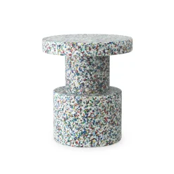 Cheap Tabouret Bit Plastique Multicolore / Table D'Appoint - Plastique 100% Recycle / O 36 Cm - Unisexe Tabourets Bas