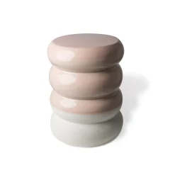 Shop Tabouret Chubby Ceramique Rose / Ceramique - O34 X H44 Cm - Unisexe Tabourets Bas