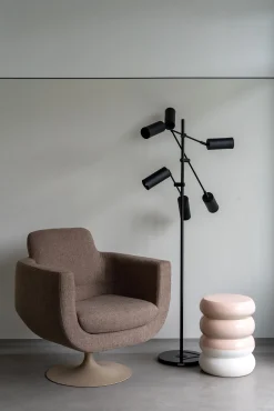 Shop Tabouret Chubby Ceramique Rose / Ceramique - O34 X H44 Cm - Unisexe Tabourets Bas