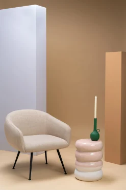 Shop Tabouret Chubby Ceramique Rose / Ceramique - O34 X H44 Cm - Unisexe Tabourets Bas