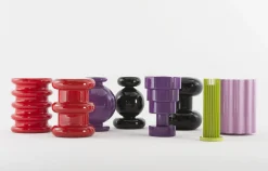 Best Sale Tabouret Colonna Plastique/ H 46 X O 34,5 Cm - By Ettore Sottsass - Unisexe Tabourets D'extérieur