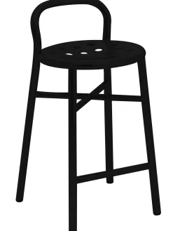 Cheap Tabouret De Bar Pipe Metal/ H 67 Cm - Unisexe Tabourets De Bar D'extérieur