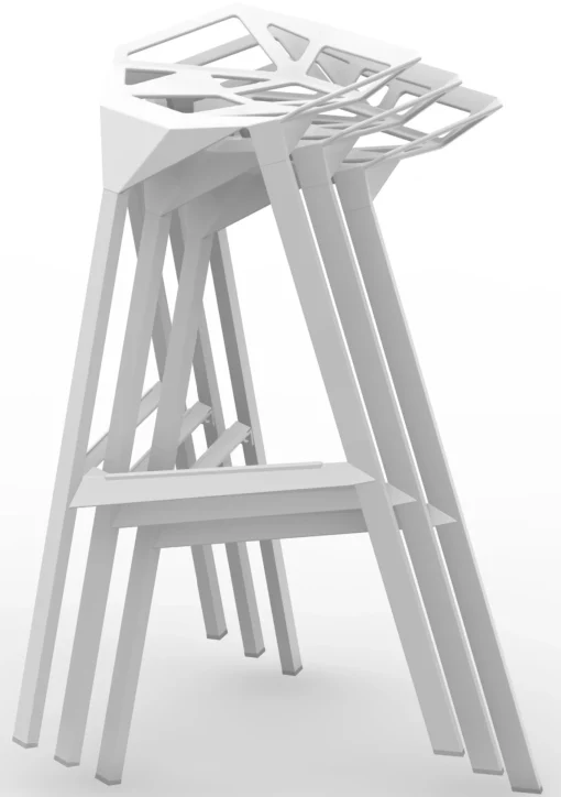 Cheap Tabouret De Bar Stool One Metal/ H 67 Cm - Unisexe Tabourets De Bar D'extérieur