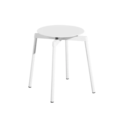 Clearance Tabouret Empilable Fromme Metal/ Aluminium - Set De 2 - Unisexe Tabourets D'extérieur