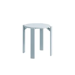 Outlet Tabouret Empilable Rey Bois Bleu / By Bruno Rey X Dietiker, 1971 - Bois - Unisexe Tabourets Bas