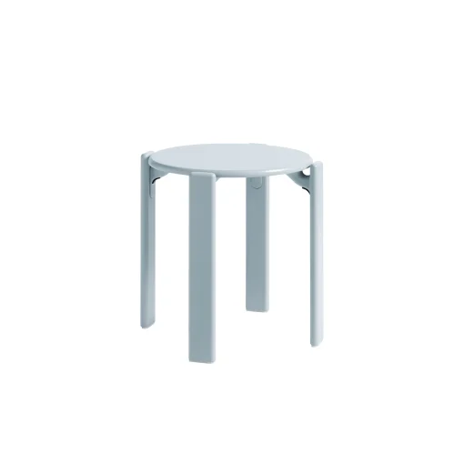 Outlet Tabouret Empilable Rey Bois Bleu / By Bruno Rey X Dietiker, 1971 - Bois - Unisexe Tabourets Bas