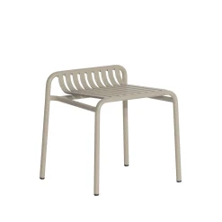 Shop Tabouret Empilable Week-End Metal Beige / Aluminium - Unisexe Tabourets D'extérieur