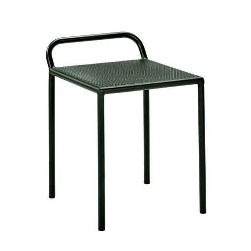 Clearance Tabouret Fontainebleau Metal Vert / Acier Perfore - Unisexe Tabourets D'extérieur