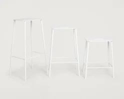 Shop Tabouret Haut Adam Outdoor Metal/ H 76 Cm - Unisexe Tabourets De Bar D'extérieur