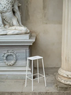 Shop Tabouret Haut Adam Outdoor Metal/ H 76 Cm - Unisexe Tabourets De Bar D'extérieur