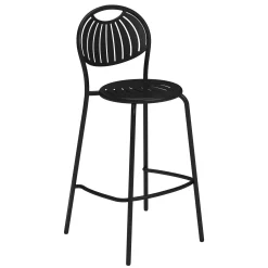 Discount Tabouret Haut Coupole Metal/ H 75 Cm - Unisexe Tabourets De Bar D'extérieur